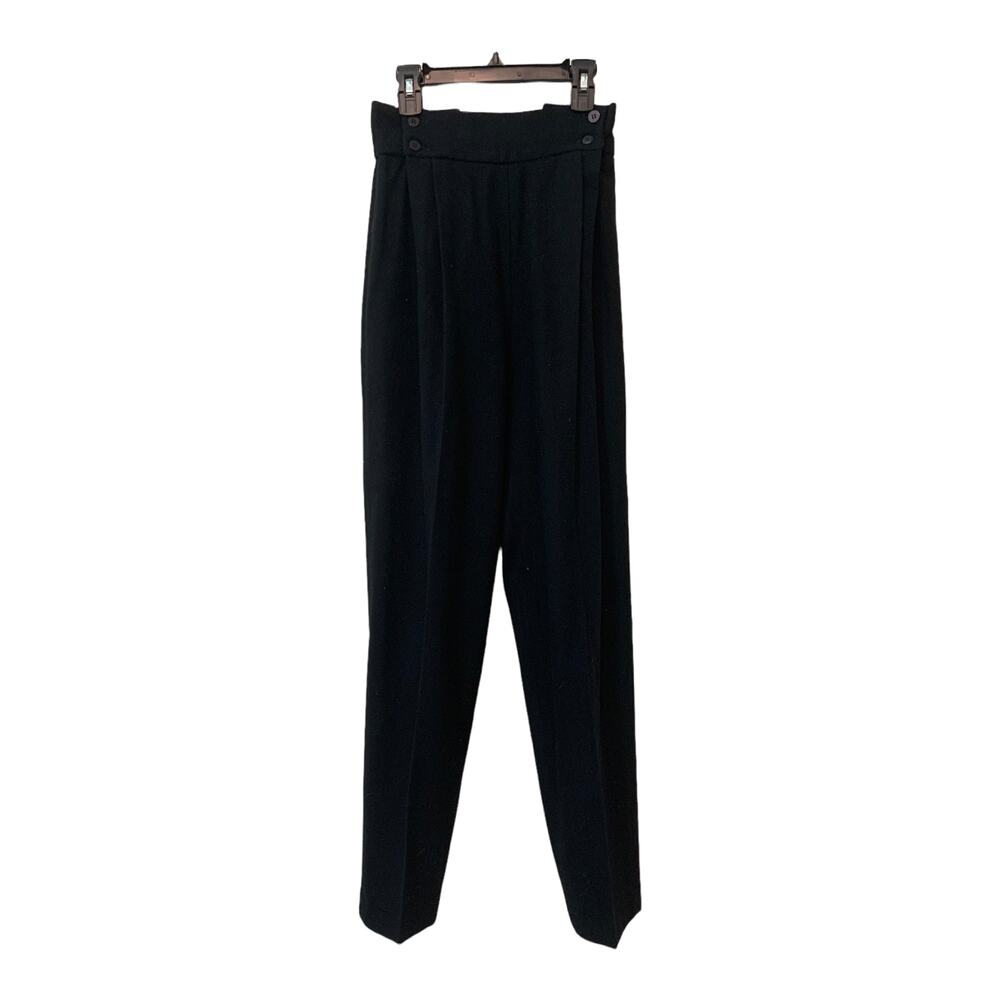 Janet Russo vintage doble button high waist pleated pants size 00